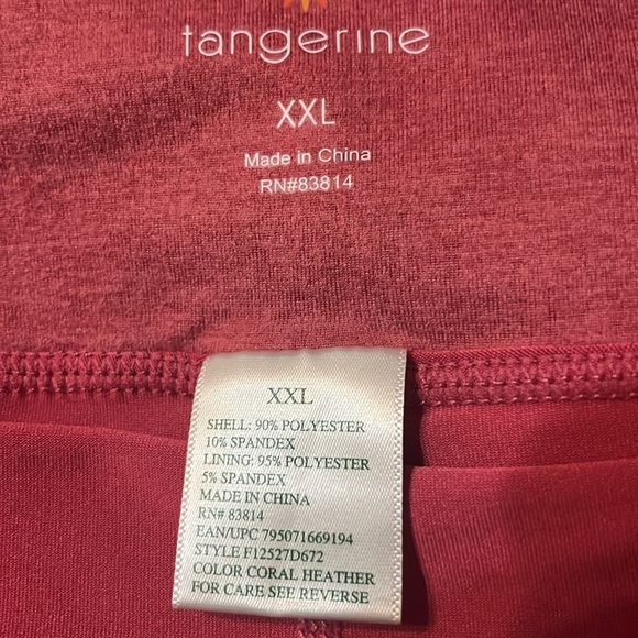 NWT super soft Tangerine skort coral Heather XXL - Picture 4 of 4